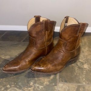 Frye Cowboy Booties